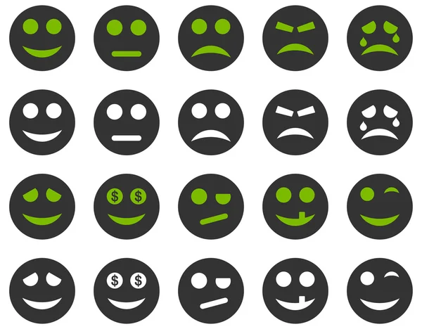 Smile and emotion icons — Stock Vector