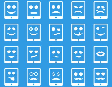 Duygu mobil tablet simgeler