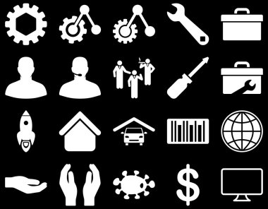 Ayarları ve araçları simgeler