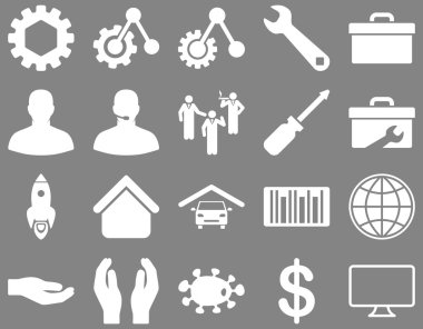 Ayarları ve araçları simgeler