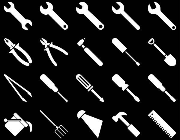 Equipment and Tools Icons — Stock Vector