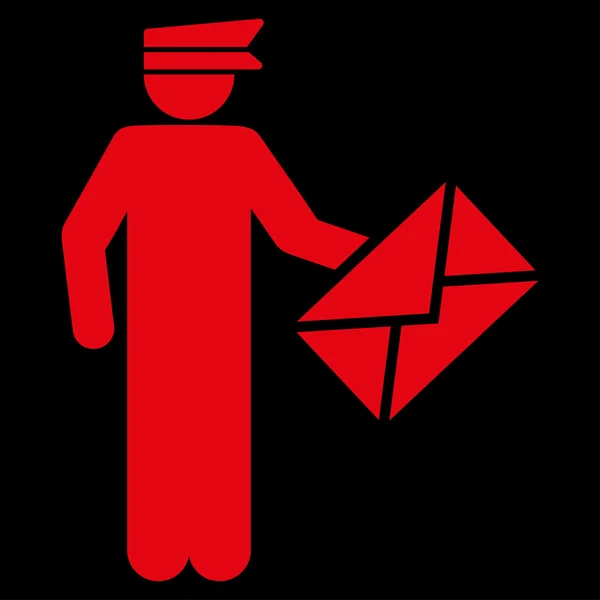 Postman icon — Stock Photo, Image