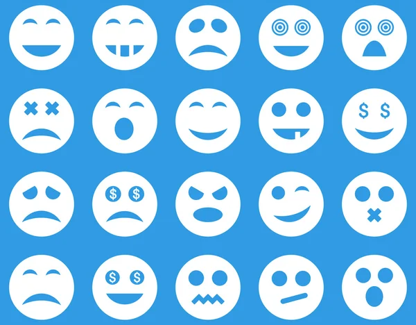 Smile and emotion icons — Stock Photo, Image