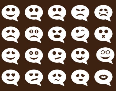 Duygu gülümseme simgeler sohbet