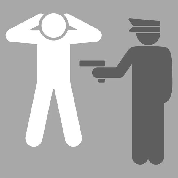 Иконка ареста — стоковый вектор