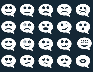 Duygu gülümseme simgeler sohbet