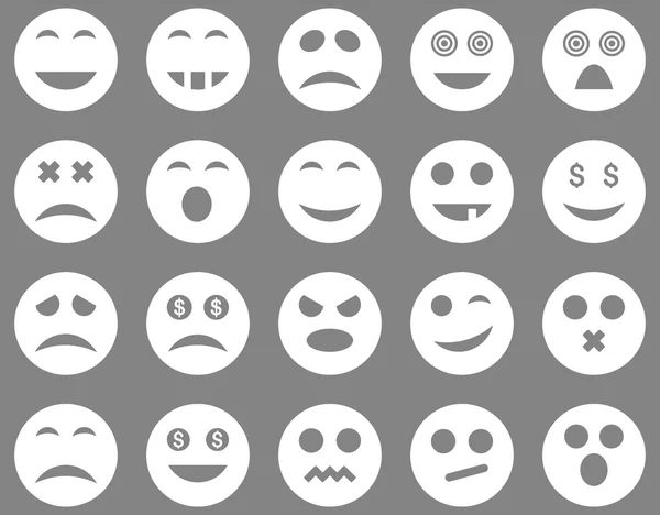 Smile and emotion icons — Stock Photo, Image