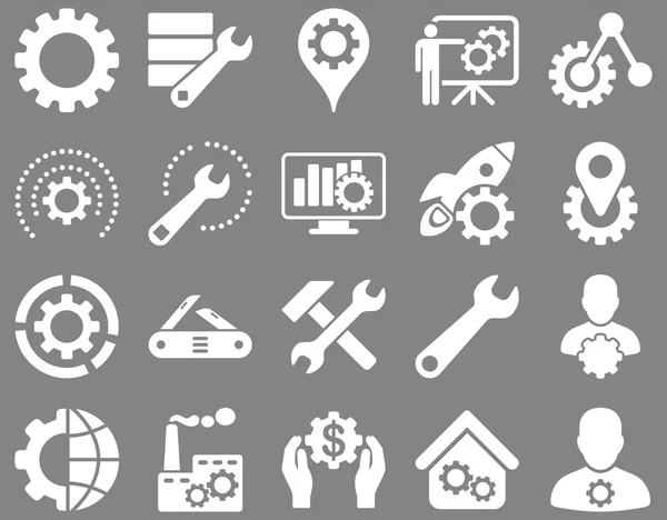 Einstellungen und Tools-Symbole — Stockfoto