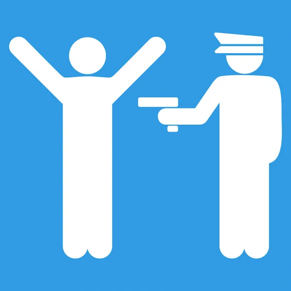 Police icon — Stock Photo, Image