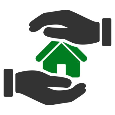 Realty sigorta simgesinden iş Bicolor ayarla