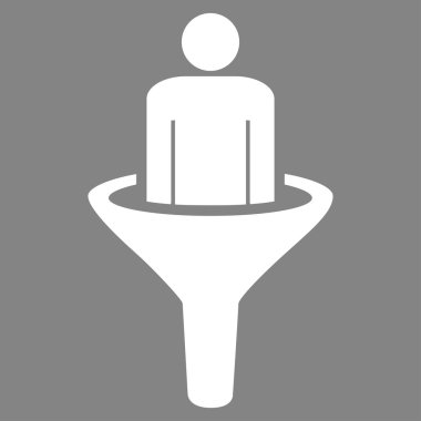 İş Bicolor kümesi'nden satış huni simgesi