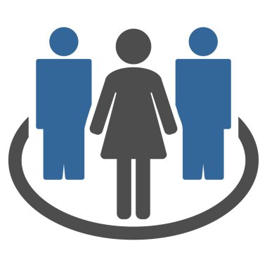 Toplum simgesi iş Bicolor kümesi'nden