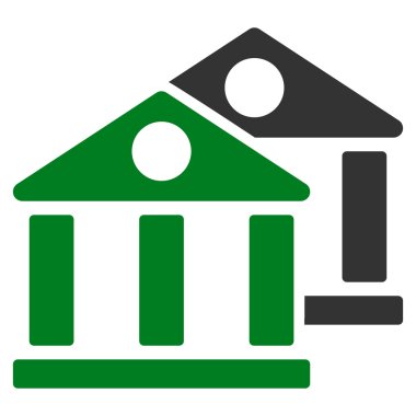 Bankalar simgesi iş Bicolor kümesi'nden