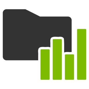 Klasör simgesi iş Bicolor kümesi'nden çizelgeleri