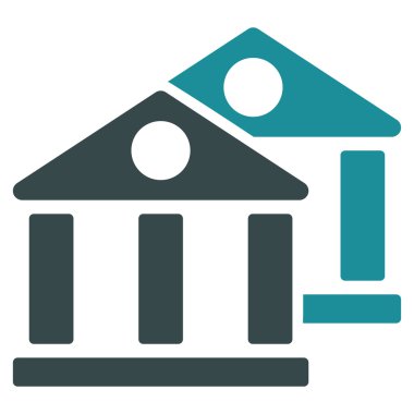 Bankalar simgesi iş Bicolor kümesi'nden