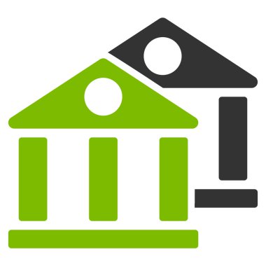 Bankalar simgesi iş Bicolor kümesi'nden