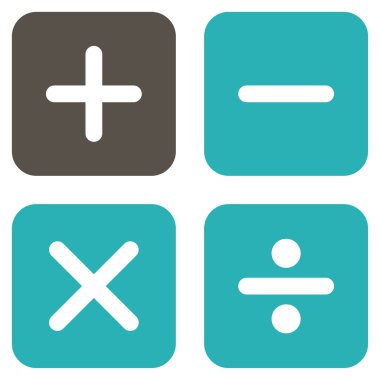 Hesap makinesi simge iş Bicolor kümesi'nden