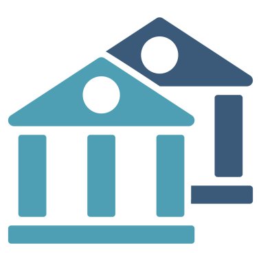 Bankalar simgesi iş Bicolor kümesi'nden