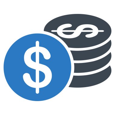 Dolar sikke simge iş Bicolor kümesi'nden