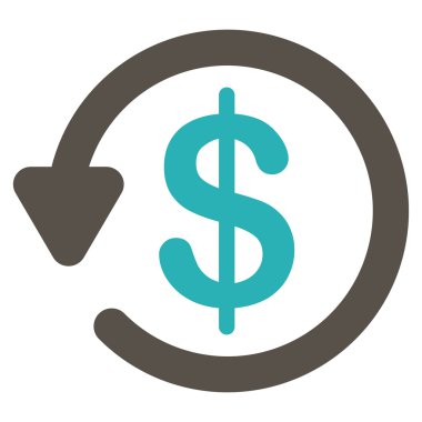 Geri ödeme simgesi iş Bicolor kümesi'nden