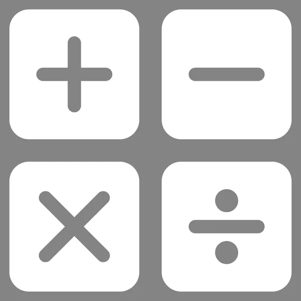 Calculatorpictogram van Business Bicolor instellen — Stockfoto