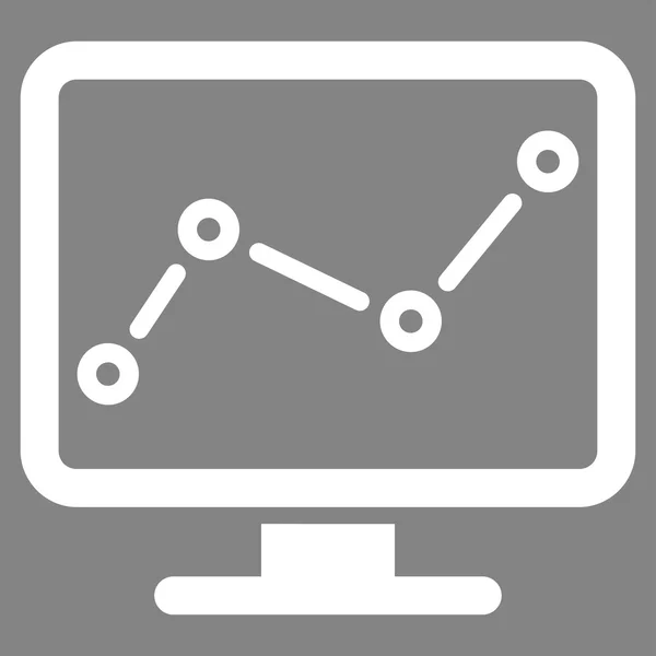 Monitoring icon from Business Bicolor Set — Stock Photo, Image