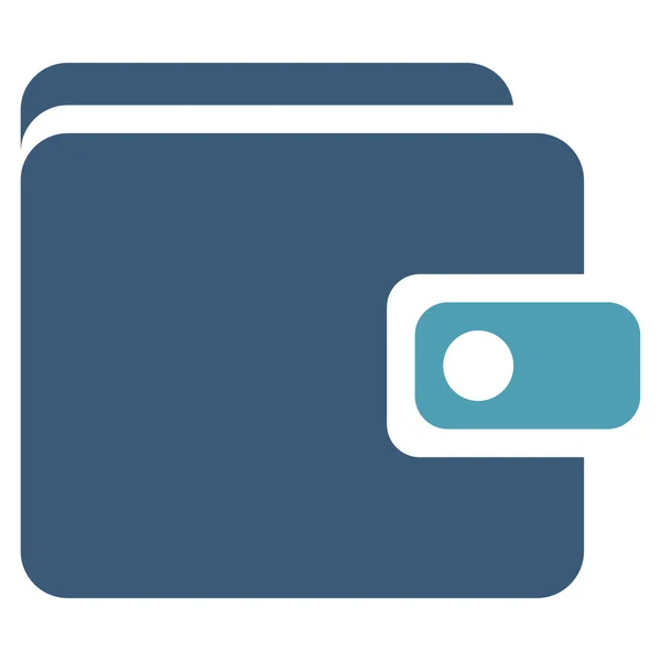 Wallet icon from Business Bicolor Set — Stock Photo, Image