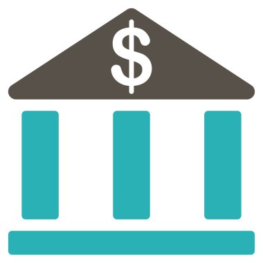 Banka iş Bicolor ayarla simgesini