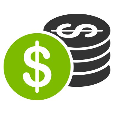 Dolar sikke simge iş Bicolor kümesi'nden