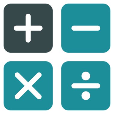 Hesap makinesi simge iş Bicolor kümesi'nden