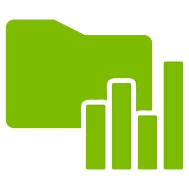 Klasör simgesi iş Bicolor kümesi'nden çizelgeleri