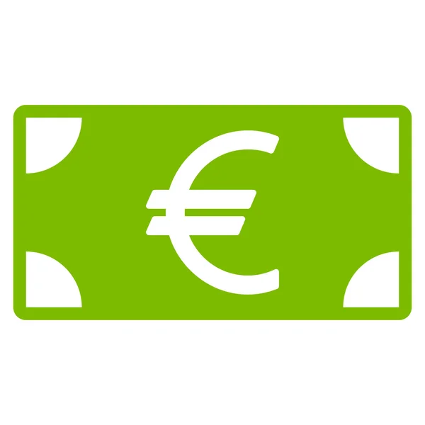 Euro-Banknotensymbol aus dem Business-Zweifarbset — Stockvektor