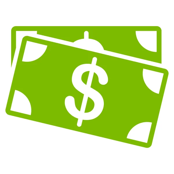 Ícone de notas de dólar do Business Bicolor Set — Vetor de Stock