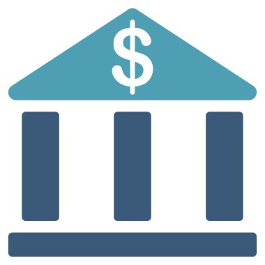 Banka iş Bicolor ayarla simgesini