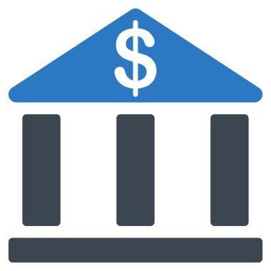 Banka iş Bicolor ayarla simgesini