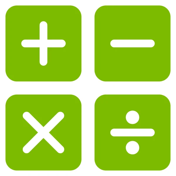 Icono de calculadora de Business Bicolor Set —  Fotos de Stock