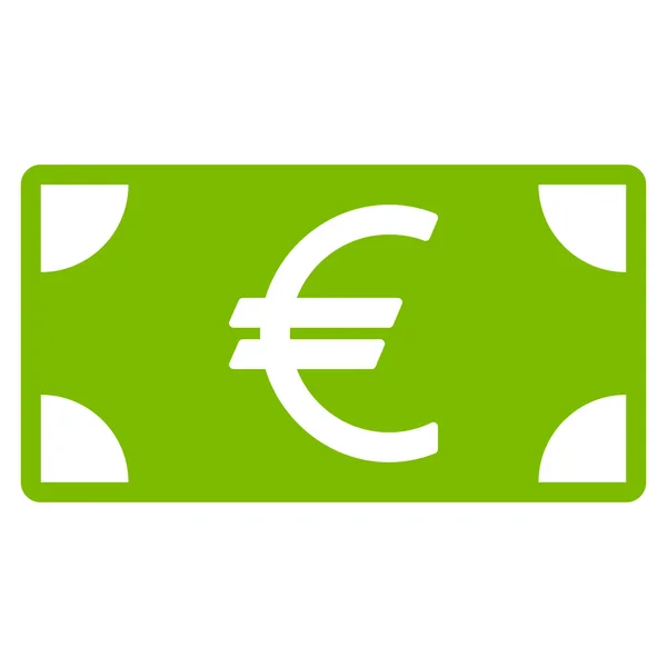 Ikona banknotów euro od firmy Bicolor zestaw — Zdjęcie stockowe
