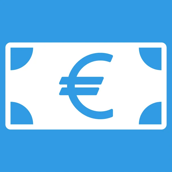 Euro Banknote icon from Business Bicolor Set — Stock Photo, Image