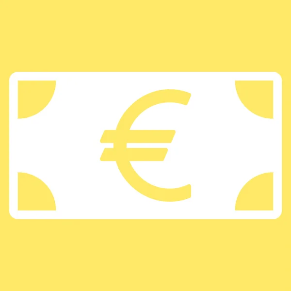 Euro-Banknotensymbol aus dem Business-Zweifarbset — Stockvektor