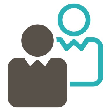 İstemciler iş Bicolor ayarla simgesini