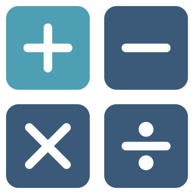 Hesap makinesi simge iş Bicolor kümesi'nden