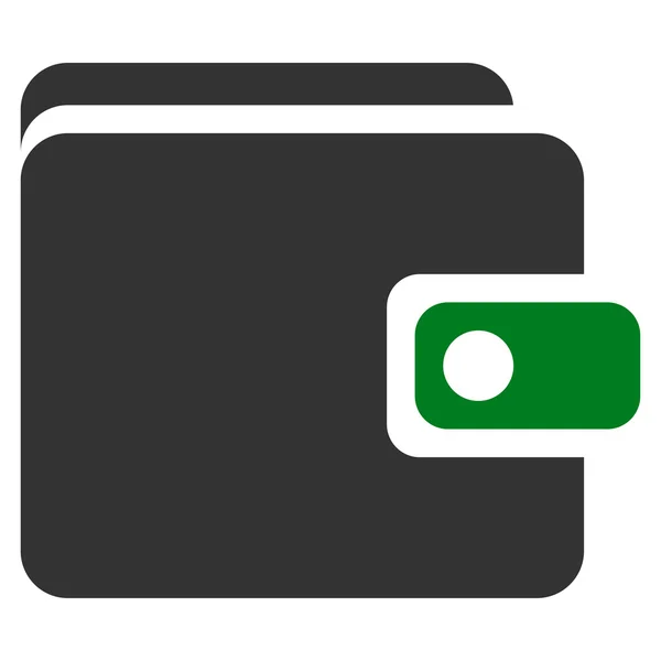 Wallet icon from Business Bicolor Set — Stock Photo, Image