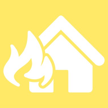 Yangın hasarı simgesi iş Bicolor kümesi'nden