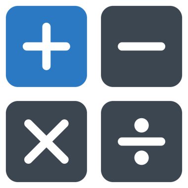 Hesap makinesi simge iş Bicolor kümesi'nden