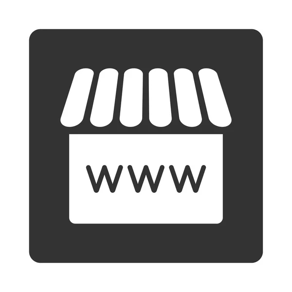Sklep internetowy ikona — Zdjęcie stockowe