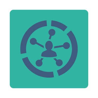 İlişkiler diyagram simgesi