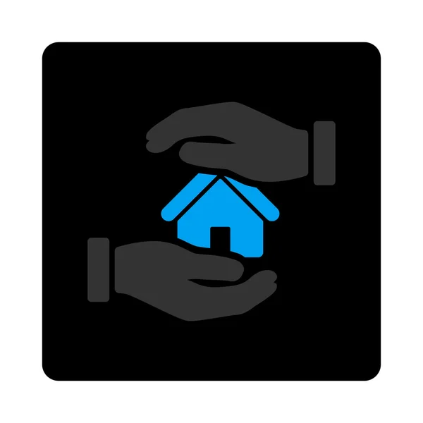 Realty verzekering pictogram — Stockvector