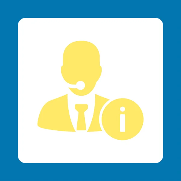 Helpdesk-pictogram — Stockvector