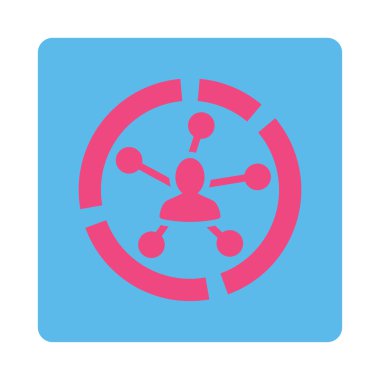 İlişkiler diyagram simgesi