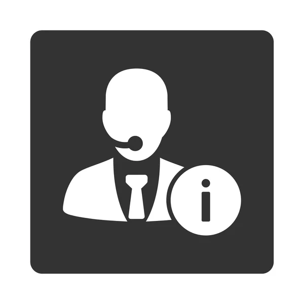 Helpdesk-pictogram — Stockvector